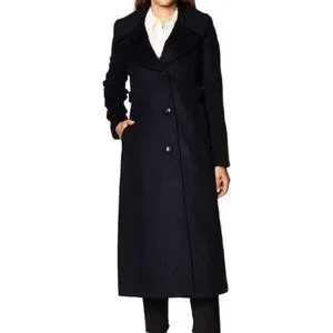 Calvin klein hot sale notch collar coat